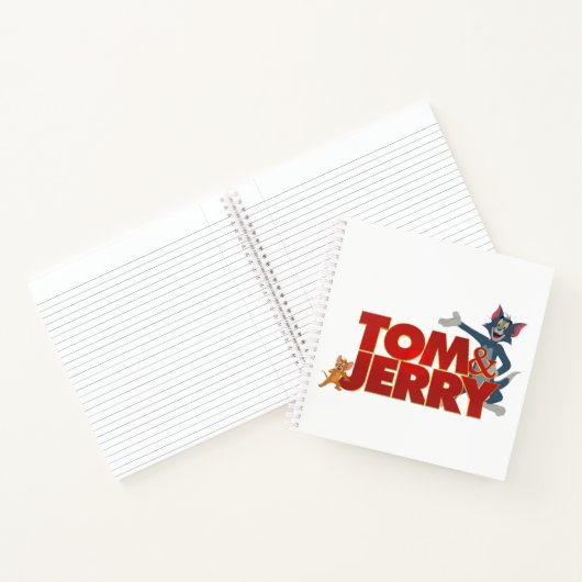 Tom & Jerry mit Filmlogo Notizblock (Innenseite)
