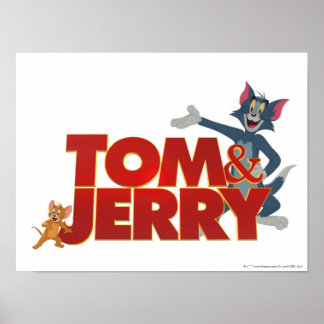 Tom & Jerry mit Filmlogo Poster