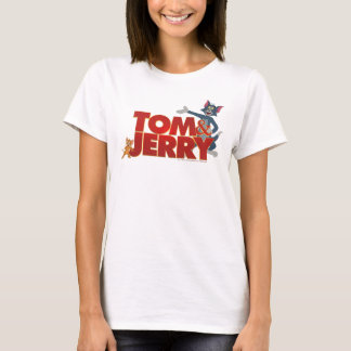 Tom & Jerry mit Filmlogo T-Shirt