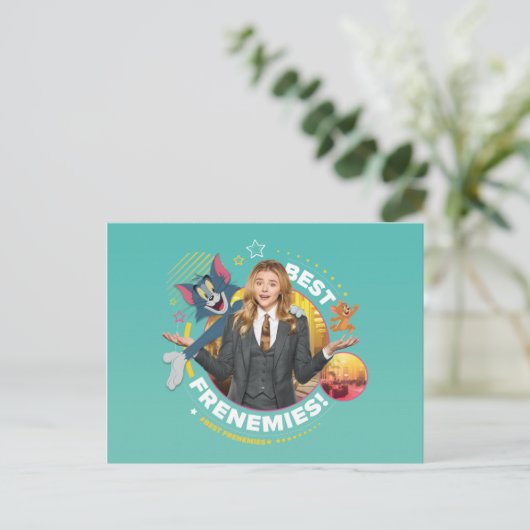 Tom & Jerry mit Kayla - Beste Erneuerer Postkarte (Stehend Vorderseite)