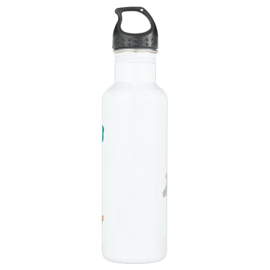 Tom & Jerry mit Kayla - Frenemies Edelstahlflasche (Rückseite)