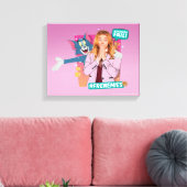 Tom & Jerry mit Kayla - Frenemies Leinwanddruck (Insitu (Wohnzimmer))