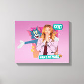 Tom & Jerry mit Kayla - Frenemies Leinwanddruck (Vorderseite)