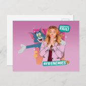 Tom & Jerry mit Kayla - Frenemies Postkarte (Vorne/Hinten)