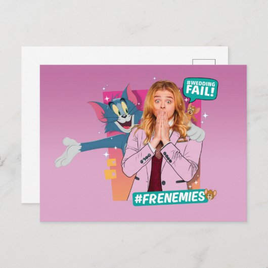 Tom & Jerry mit Kayla - Frenemies Postkarte (Vorne/Hinten)