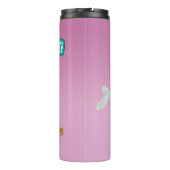 Tom & Jerry mit Kayla - Frenemies Thermosbecher (Rückseite)