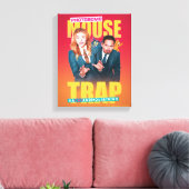 Tom & Jerry mit Kayla und Terrance - Maus-Falle Leinwanddruck (Insitu (Wohnzimmer))