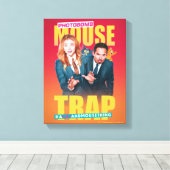 Tom & Jerry mit Kayla und Terrance - Maus-Falle Leinwanddruck (Insitu (Holzboden))