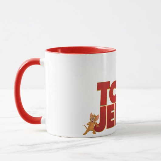 Tom & Jerry mit Movie-Logo Tasse (Links)