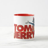 Tom & Jerry mit Movie-Logo Tasse (Zentrum)