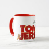 Tom & Jerry mit Movie-Logo Tasse (Vorderseite Links)