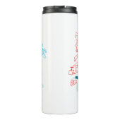 Tom & Jerry mit Terrance - Angermanagement Thermosbecher (Rückseite)