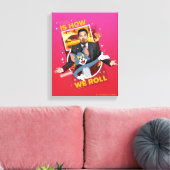 Tom & Jerry mit Terrance - so spielen wir Leinwanddruck (Insitu (Wohnzimmer))