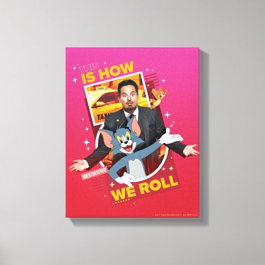 Tom & Jerry mit Terrance - so spielen wir Leinwanddruck (Vorderseite)