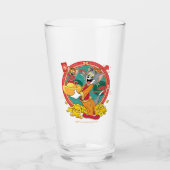Tom & Jerry New Years Red Envelope Glas (Vorderseite)