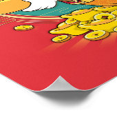 Tom & Jerry New Years Red Envelope Poster (Ecke)