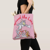 Tom & Jerry Painting Valentine Hearts Tasche (Von Nahem)