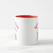 Tom & Jerry Painting Valentine Hearts Tasse (Zentrum)