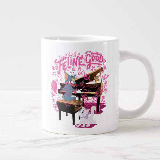 Tom & Jerry Play Piano - Feline Good Jumbo-Tasse (Rechts)