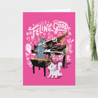 Tom & Jerry Play Piano - Feline Good Karte