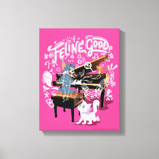 Tom & Jerry Play Piano - Feline Good Leinwanddruck