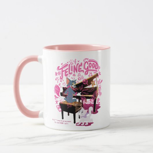 Tom & Jerry Play Piano - Feline Good Tasse (Links)