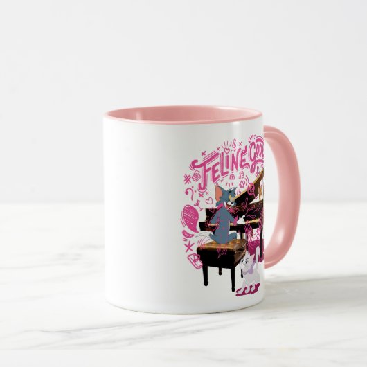 Tom & Jerry Play Piano - Feline Good Tasse (VorderseiteRechts)