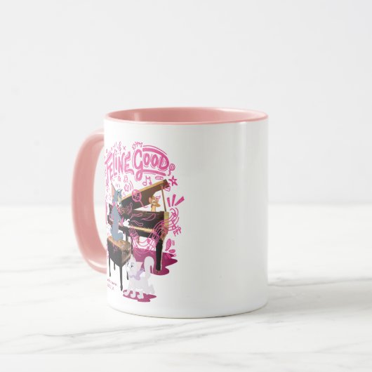 Tom & Jerry Play Piano - Feline Good Tasse (Vorderseite Links)