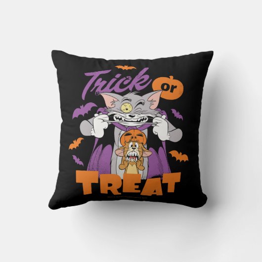 Tom & Jerry | Trick oder Trete Kissen (Rückseite)