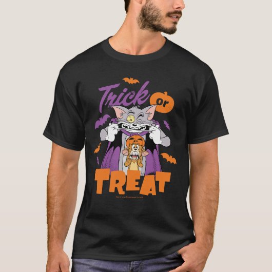 Tom & Jerry | Trick oder Trete T-Shirt (Vorderseite)