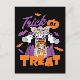 Tom & Jerry   Trick or Treat Postkarte