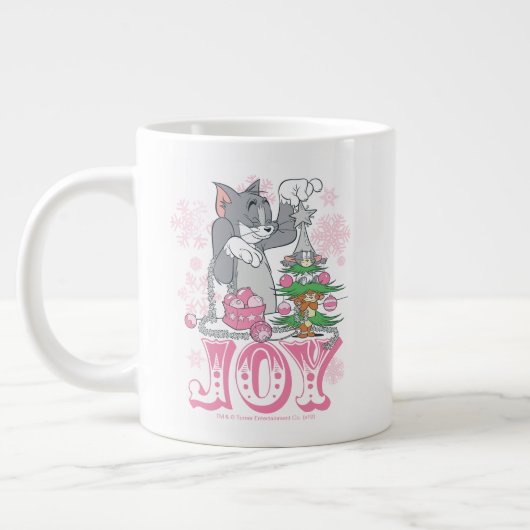Tom, Jerry und Nibbles dekorieren Joy Jumbo-Tasse (Links)
