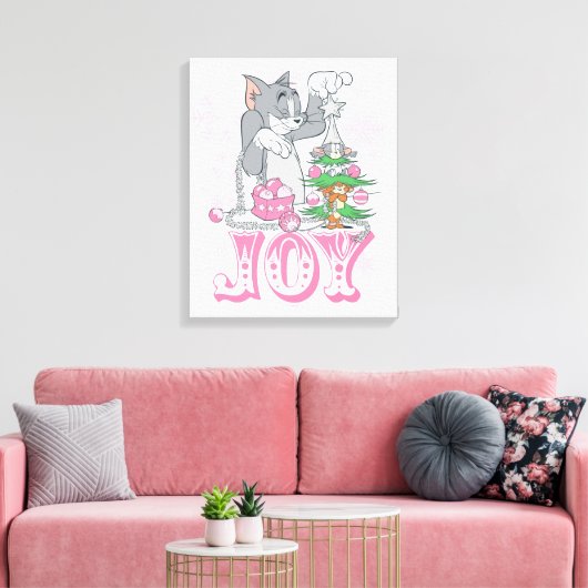 Tom, Jerry und Nibbles dekorieren Joy Leinwanddruck (Insitu (Wohnzimmer))