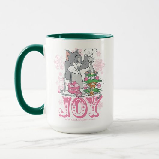 Tom, Jerry und Nibbles dekorieren Joy Tasse (Links)