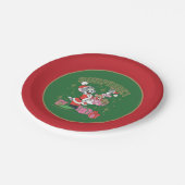 Tom, Jerry und Nibbles Holiday Überraschung Pappteller (Schrägansicht)