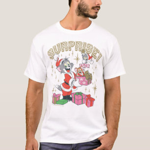 Tom, Jerry und Nibbles Holiday Überraschung T-Shirt