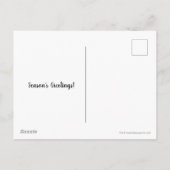 Tom, Jerry und Nibbles Urlaubsüberraschung Feiertagspostkarte (Rückseite)