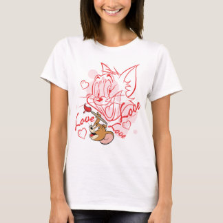 Tom & Jerry Valentine Painting T-Shirt