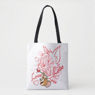 Tom & Jerry Valentine Painting Tasche