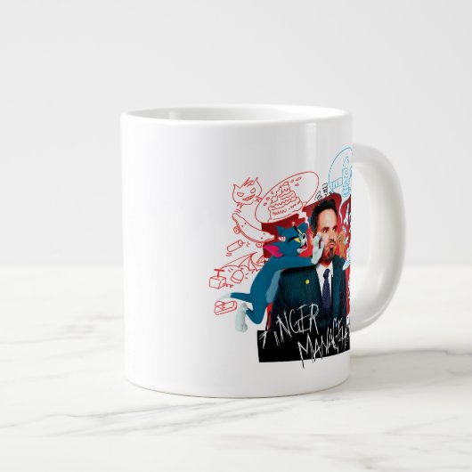 Tom & Jerry with Terrance - Wachverwaltung Jumbo-Tasse (Vorderseite Rechts)