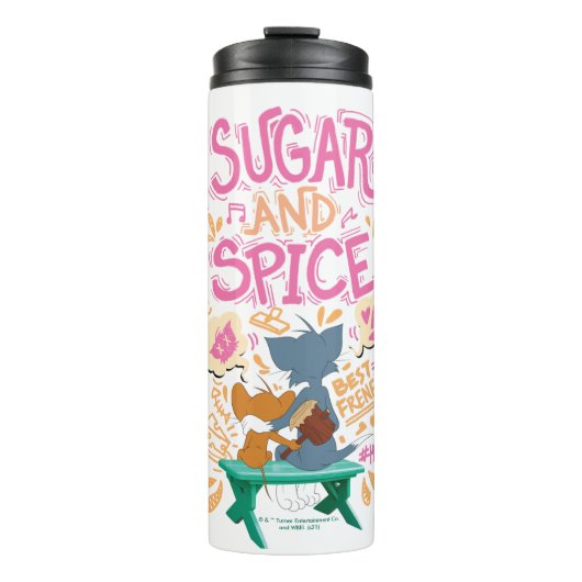 Tom & Jerry - Zucker und Gewürz Thermosbecher (Vorderseite)