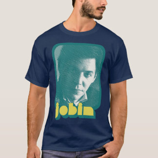 Tom Jobim Retro Style Fan Art Design T-Shirt