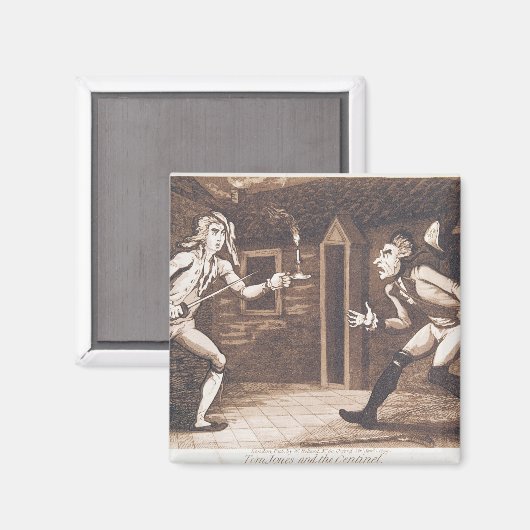 Tom Jones and the Centinel, 1799 Magnet (Vorderseite/Rückseite)