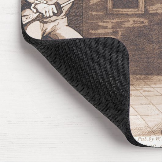 Tom Jones und der Centinel, 1799 Mousepad (Ecke)