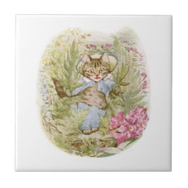 Tom Kitten (Niedliche Katze Illustration) Beatrix  Fliese
