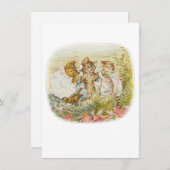 Tom Kitten Vintag Illustration Dankeskarte (Vorne/Hinten)