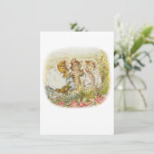 Tom Kitten Vintag Illustration Dankeskarte (Stehend Vorderseite)