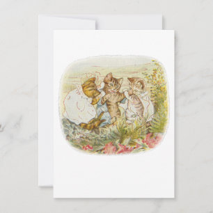 Tom Kitten Vintage-Illustration Dankeskarte