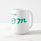 Tom Letters Tasse (VorderseiteRechts)