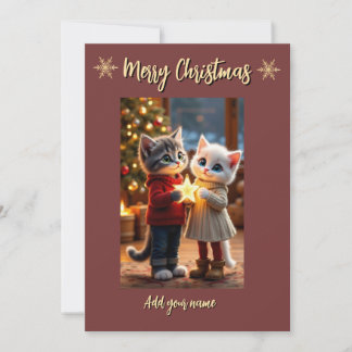Tom & Luna Christmas Star Card Feiertagskarte